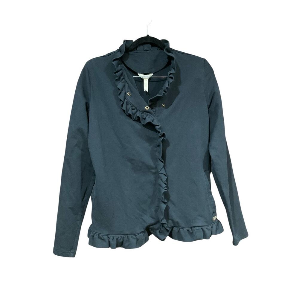 Matilda Jane Jacket Ruffle Black Medium - Picture 2 of 4